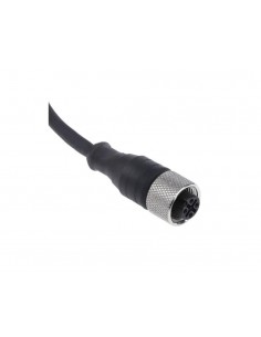 Conector hembra recto M12 4 contactos con cable XZCP1141L5 de Schneider 2