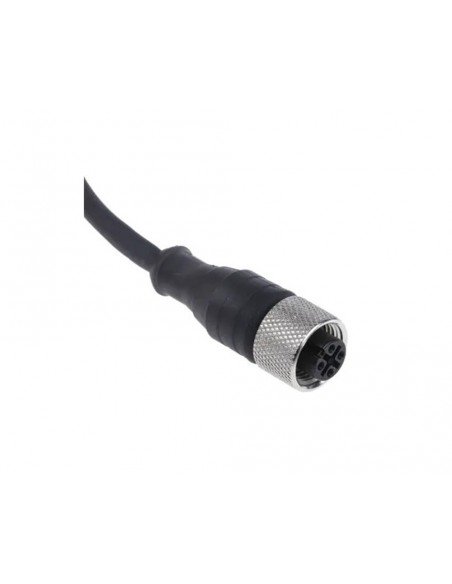 Conector hembra recto M12 4 contactos con cable XZCP1141L5 de Schneider
