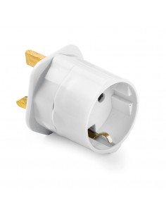 1407 ADAPTADOR INGLÉS-EUROPEO 10A-250V