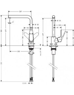 Grifo de fregadero Focus-S 31817000 de Hansgrohe 2