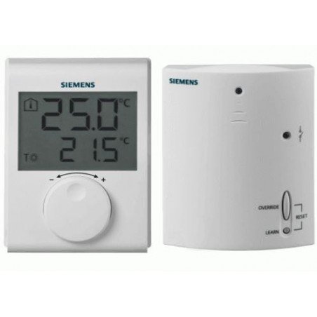 Termostato ambiente digital inalámbrico RDH100RF/SET de Siemens