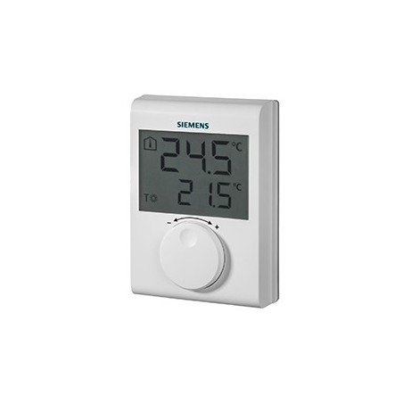 Termostato ambiente digital RDH100 de Siemens