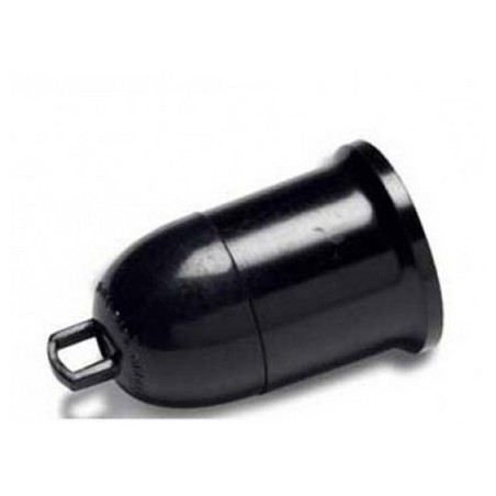 Portalámparas negro rosca E27 175-N de Famatel