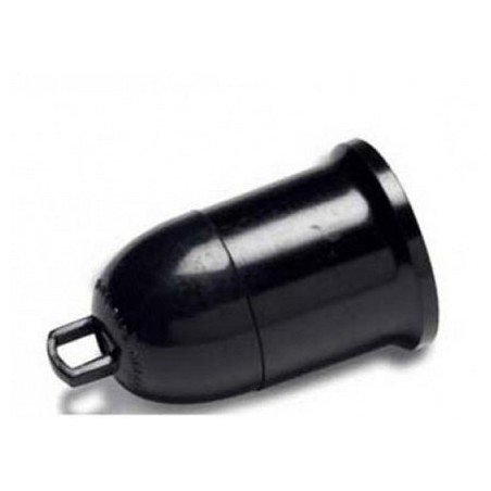 Portalámparas negro rosca E27 175-N de Famatel