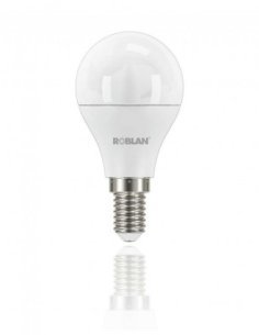 Bombilla adorno mate led 6W E14 3K.ROBLAN
