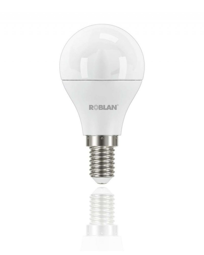 Bombilla adorno mate led 6W E14 3K.ROBLAN