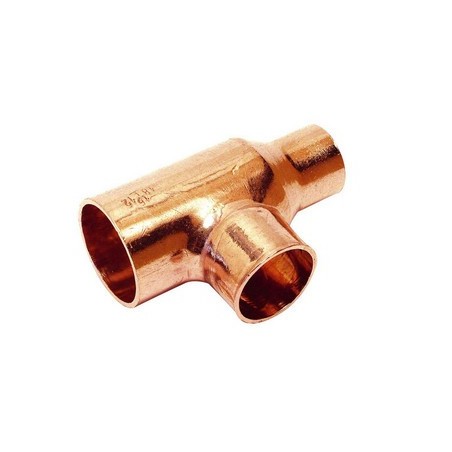 Te reducida de cobre 12-15-12 para soldar.Conexiones Hembra de Comap-Sudo