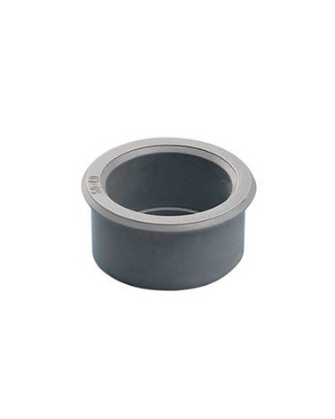 Tapón reductor de PVC gris 40-32 Macho Hembra de Crearplast