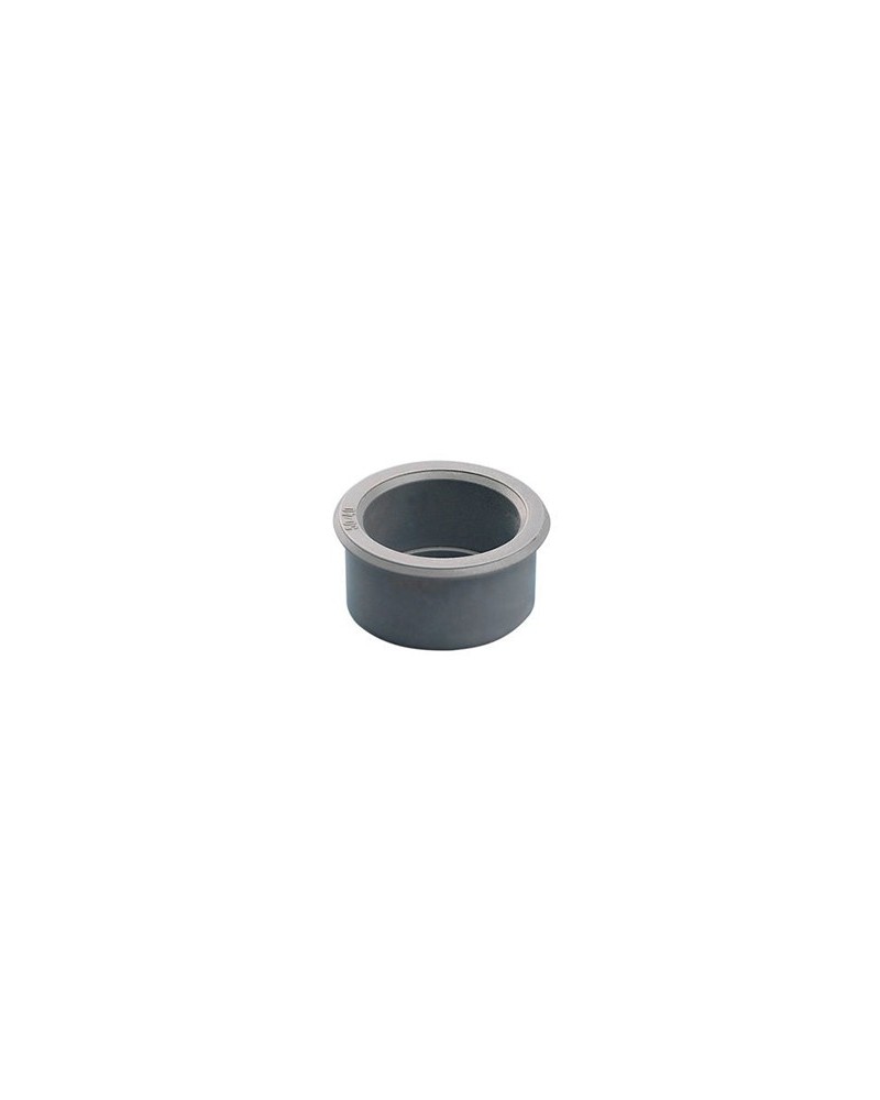Tapón reductor de PVC gris 40-32 Macho Hembra de Crearplast