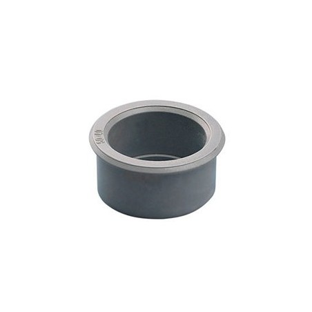 Tapón reductor de PVC gris 40-32 Macho Hembra de Crearplast