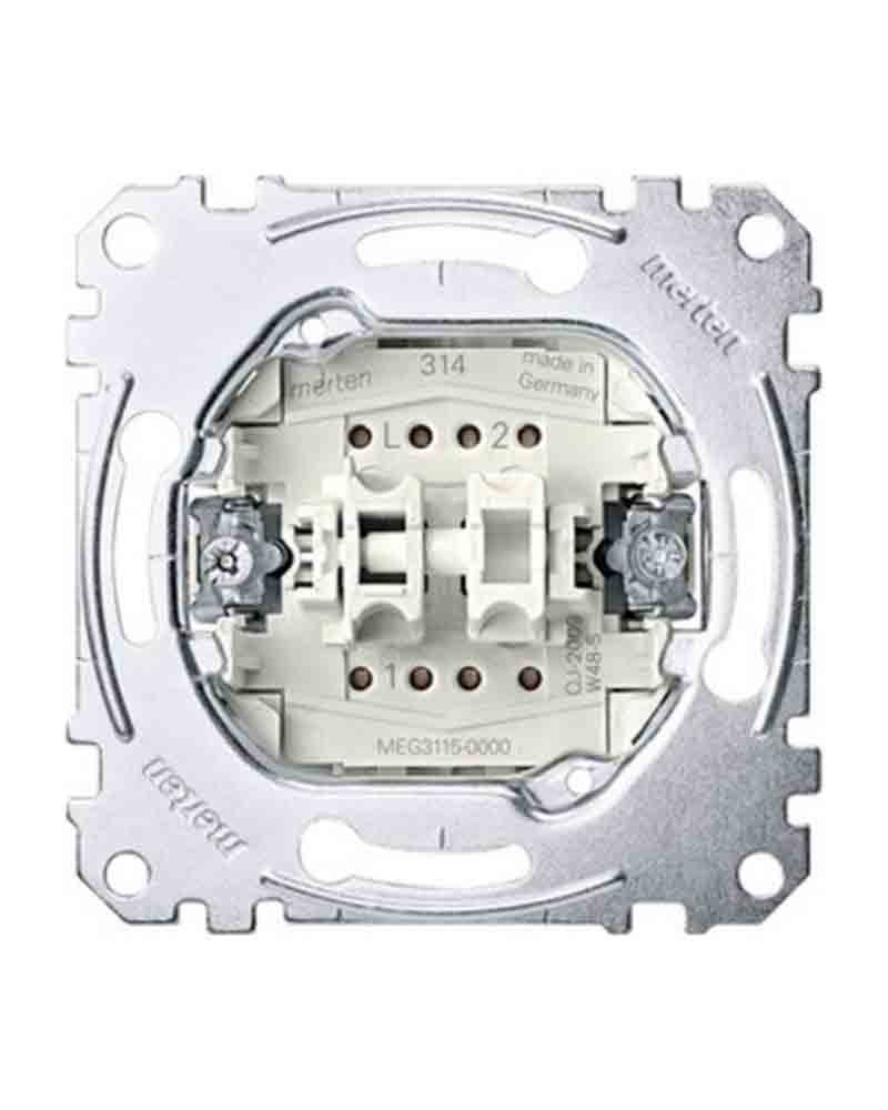 Mecanismo doble interruptor MTN3115-0000 de Schneider