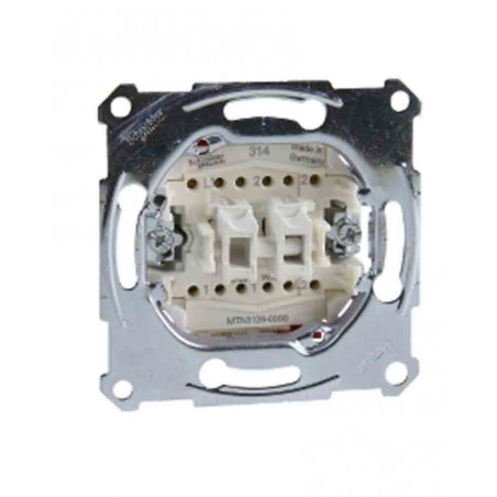 Mecanismo doble conmutador 10A MTN3126-0000 de Schneider