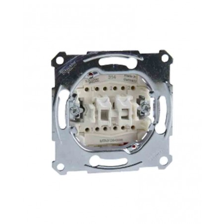 Mecanismo doble conmutador 10A MTN3126-0000 de Schneider