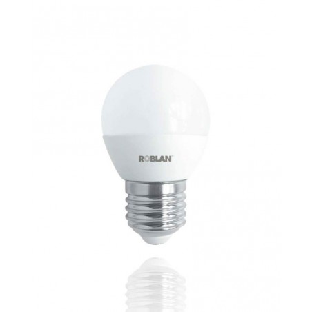 Bombilla Led esférica mate 5W 4100K DG4505E27F de Roblan