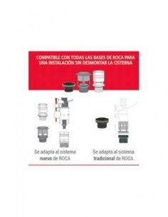 Mecanismo descarga WC descarga universal de Cabel 2