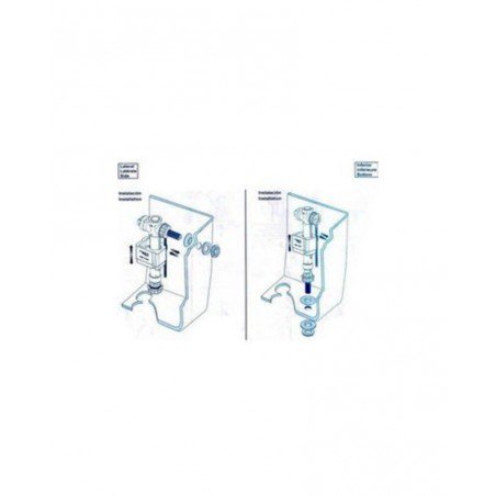 Flotador alimentación lateral o inferior DUO de Idrospania