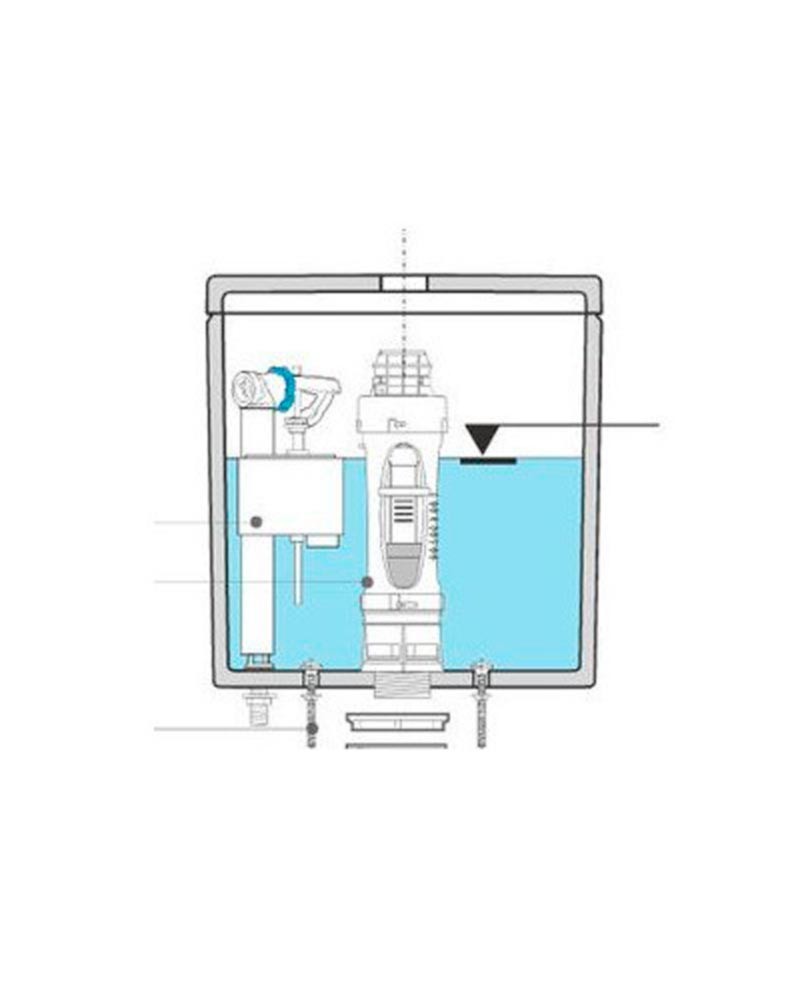 Descargador doble descarga D2D para varilla roscable doble pulsador de Roca