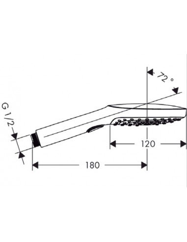 Mango de ducha Raindance Select E120 26520000...