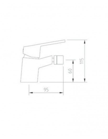 Grifo de bidé  C1 99676 de CABEL ONE