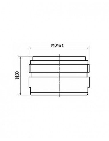 Atomizador aireador rosca macho 10008545 de Genebre