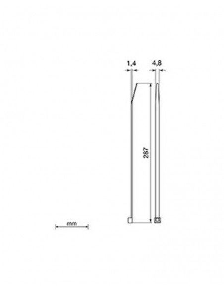 Brida gris Unex 2247-3. 4.8mm X 287mm. Bolsa 100unds.