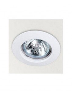 Aro halógeno fijo redondo blanco de Arkoslight