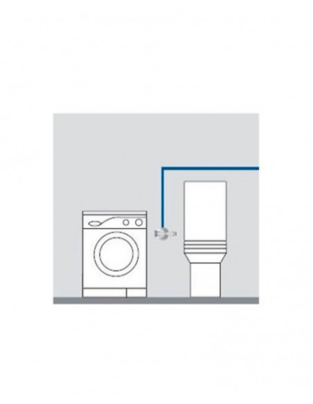Llave combi de  escuadra + lavadora 1/2"X3/4"X3/8" de Arco