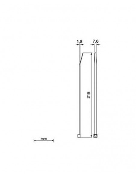 Brida negra Unex 2271-0. 7.6mm x 218mm. Bolsa 100unds.