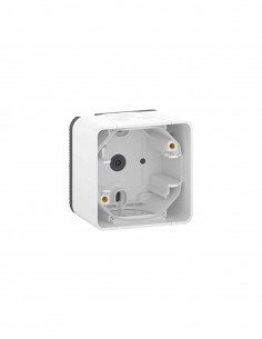 Caja de superficie  de Schneider blanco