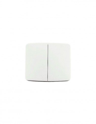 Tapa doble tecla Serie Arco de Niessen