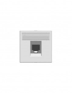 Toma de teléfono ancha Serie Zenit de Niessen