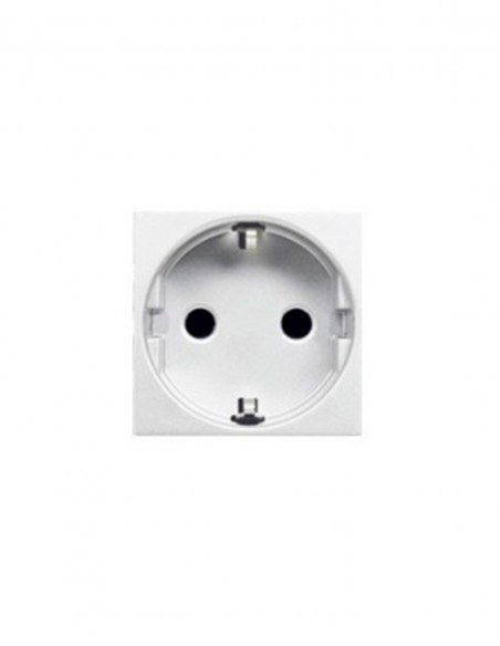 Base enchufe 2P+T Serie Zenit de Niessen blanco