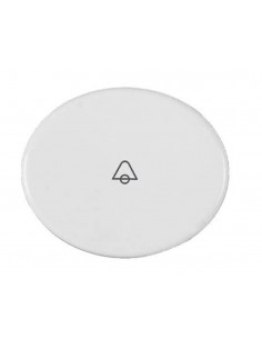 Tapa tecla pulsador timbre Blanco 5504BL Serie Tacto de...