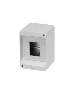 Caja de superficie sin puerta libre de halógenos de Gewiss