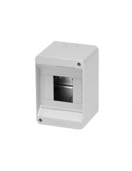 Caja de superficie sin puerta libre de halógenos de Gewiss