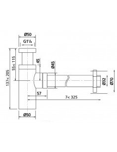 Sifón botella de latón de Cabel 2