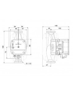 Bomba circuladora ALPHA 1L de Grundfos 2