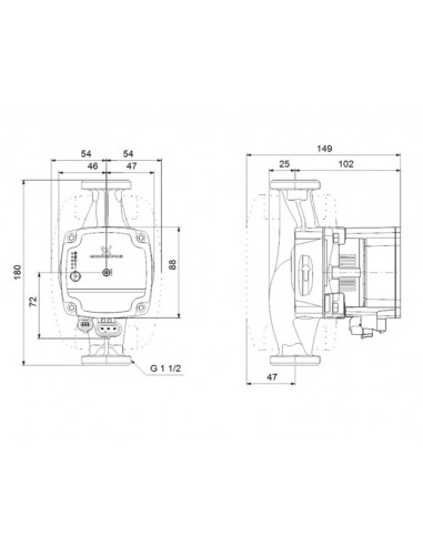 Bomba circuladora ALPHA 1L de Grundfos