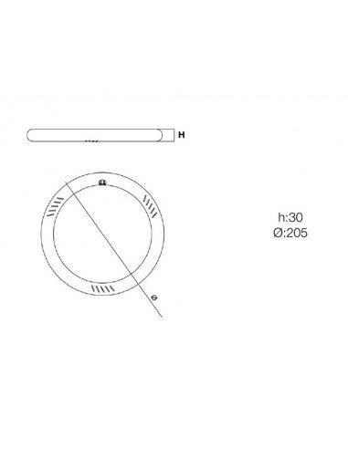 Fluorescente Led circular T9 6500K de Roblan