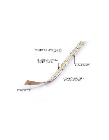 Tira Led  de 5 metros 24V IP20 de Ecolux