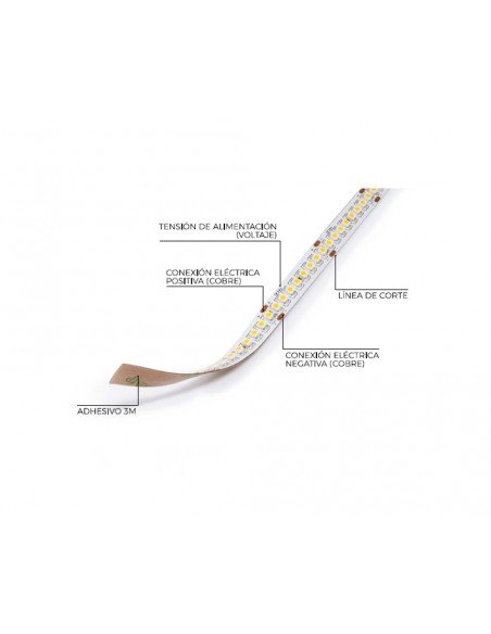 Tira Led  de 5 metros 24V IP20 de Ecolux