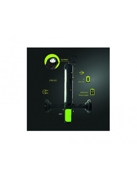 Linterna de trabajo Led recargable 5W 450Lm de Luceco