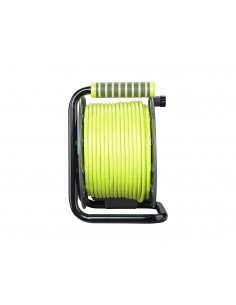 Enrollacable alargador de 25metros 3 enchufes Schuko IP44 16A de Luceco 2