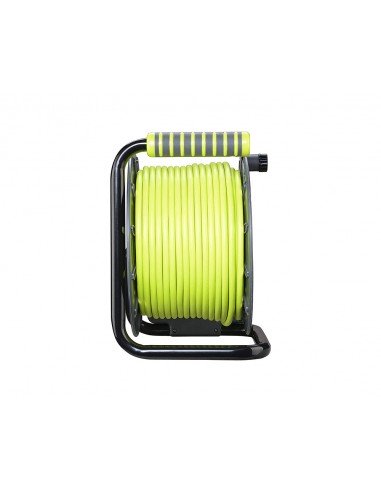 Enrollacable alargador de 25metros 3 enchufes Schuko IP44 16A de Luceco