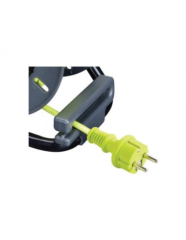 Enrollacable alargador de 25metros 3 enchufes Schuko IP44 16A de Luceco