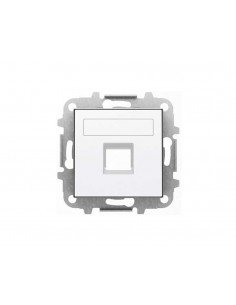 Tapa toma informática con persiana Serie Sky de Niessen