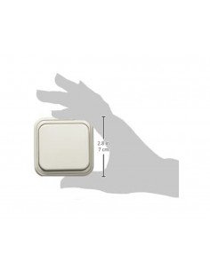 Interruptor de superficie Blanco 1501 BL Serie Over de Niessen 2