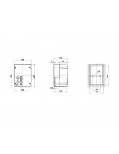 Caja de derivación con tapa alta GW44217 de Gewiss 2