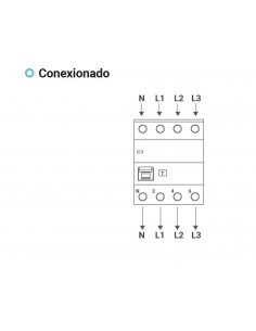 Interruptor diferencial 4P 10KA 40A 300MA tipo A 10003782 de Toscano 2