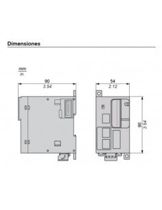 Controlador Relé 2x Ethernet TM251MESE M251 de Schneider Electric 2